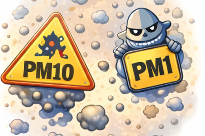 Which dust is considered more “sneaky”: PM10 or PM1?
